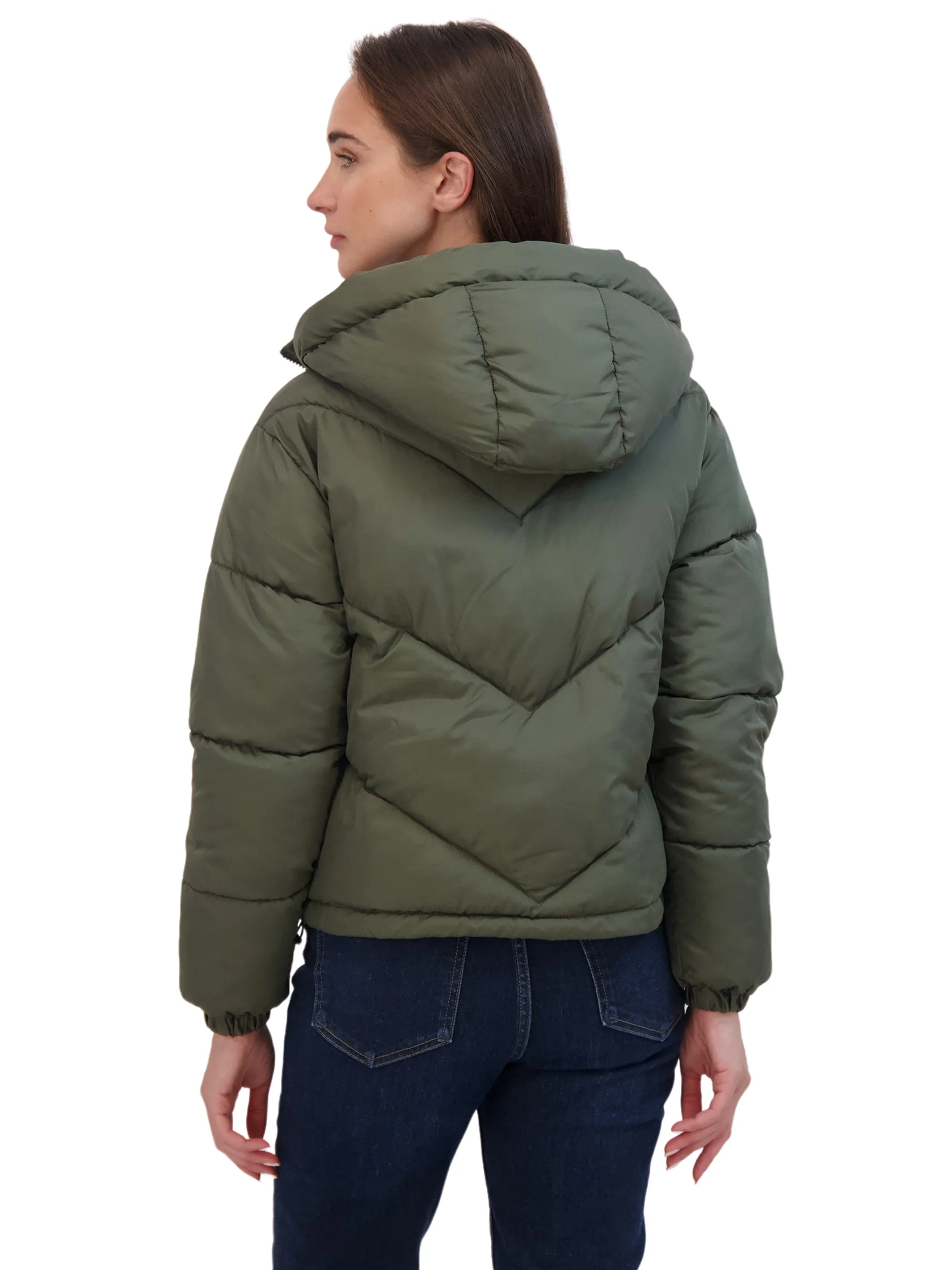 Sebby Junior's Short Puffer Jacket with Hood