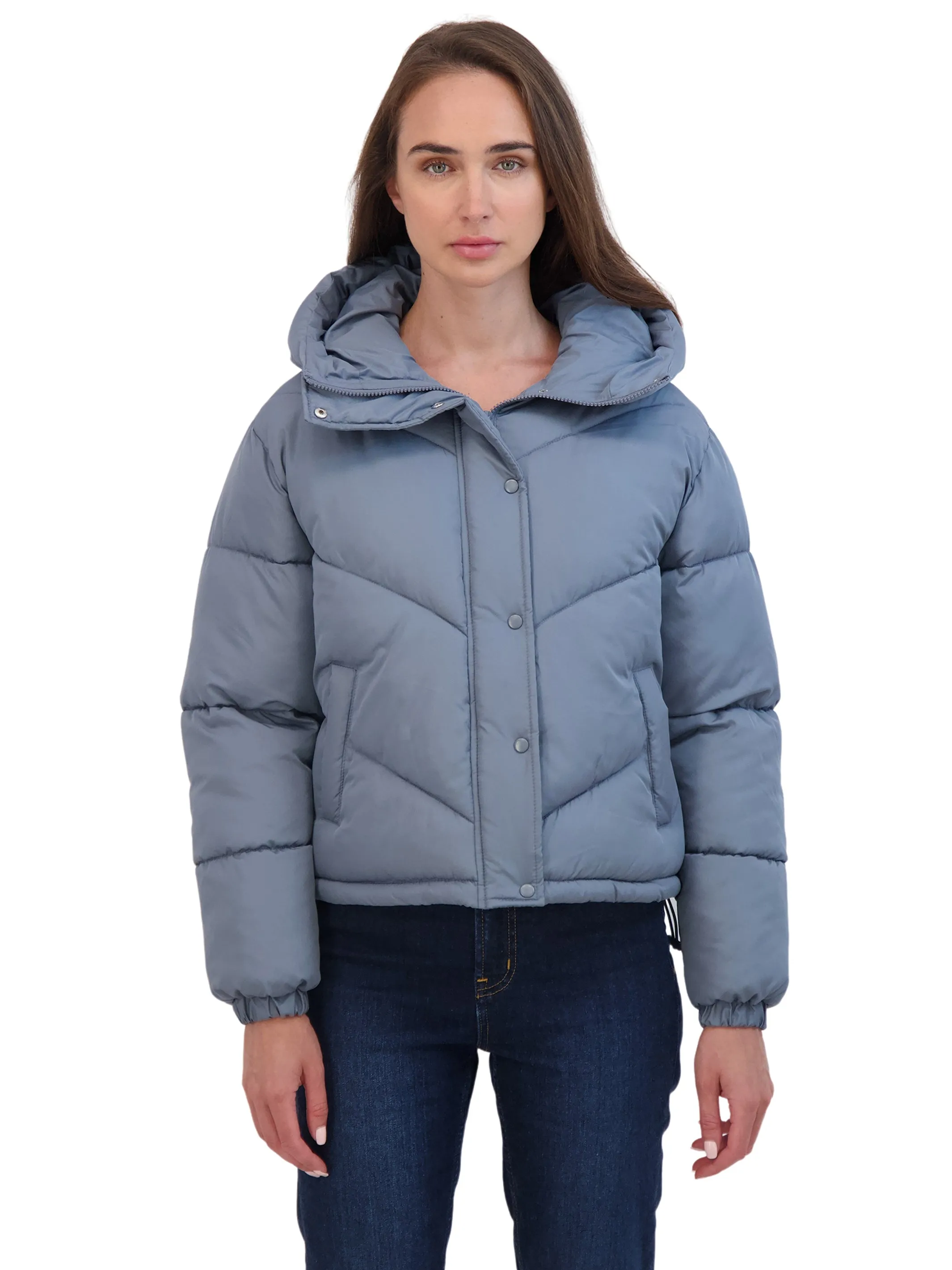 Sebby Junior's Short Puffer Jacket with Hood