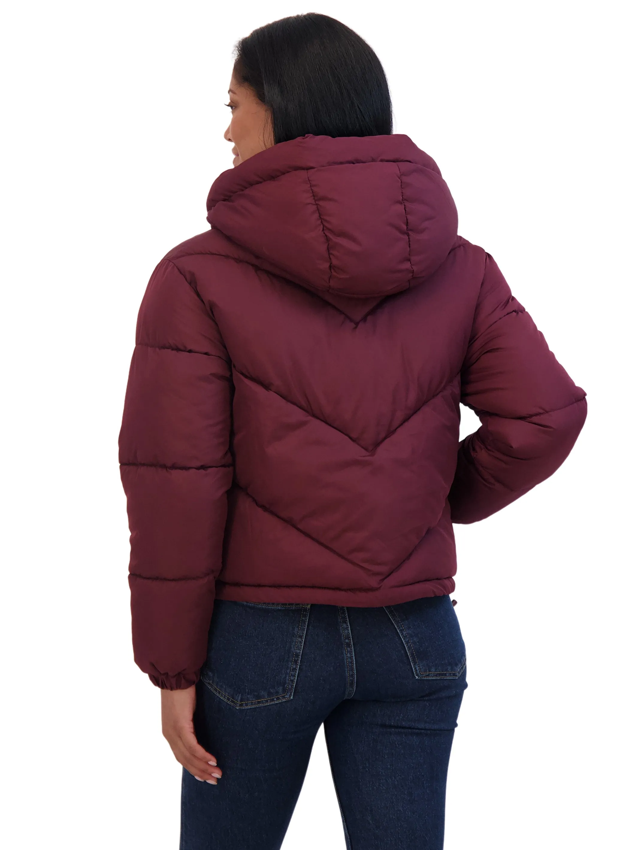 Sebby Junior's Short Puffer Jacket with Hood