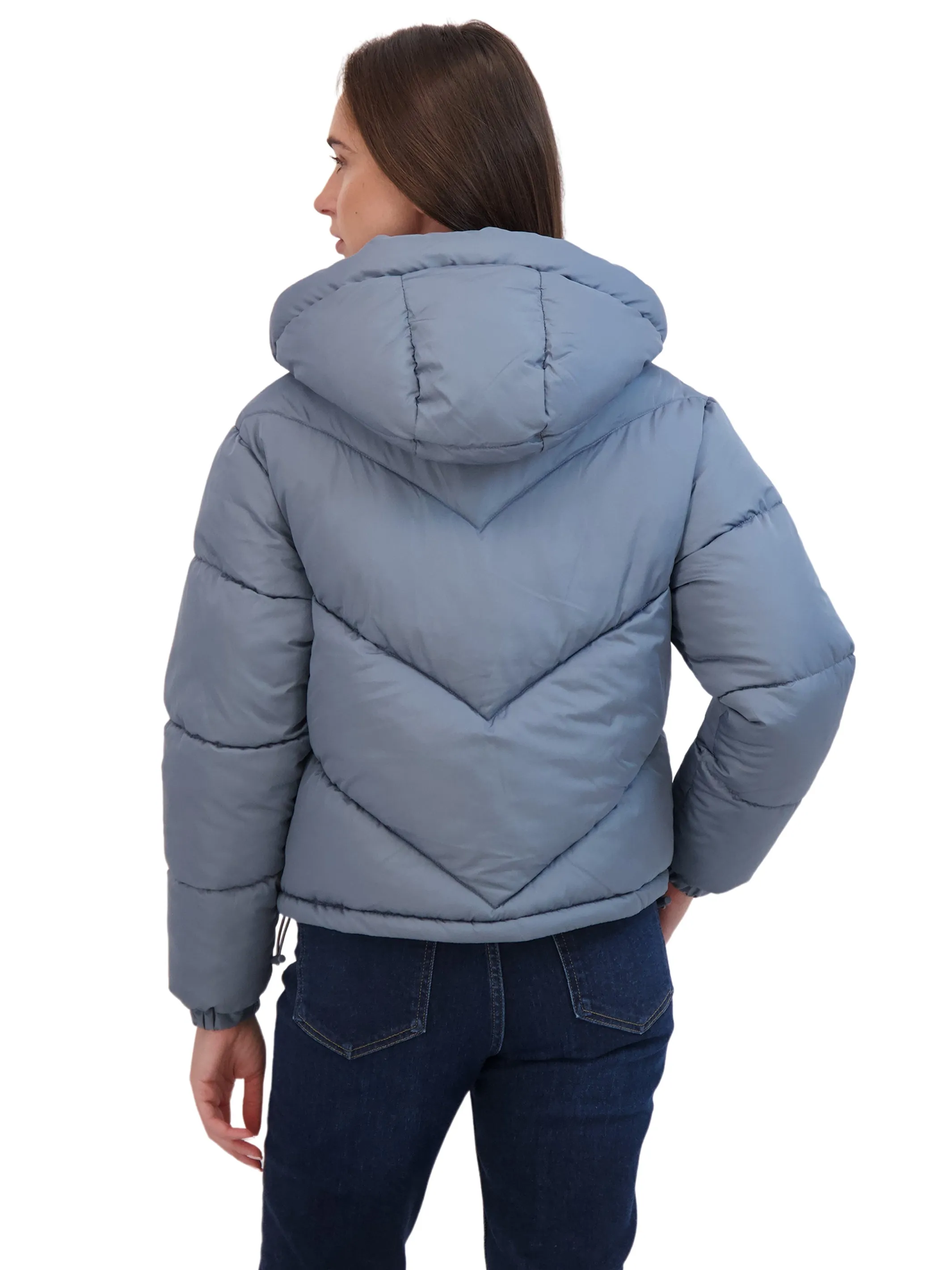 Sebby Junior's Short Puffer Jacket with Hood