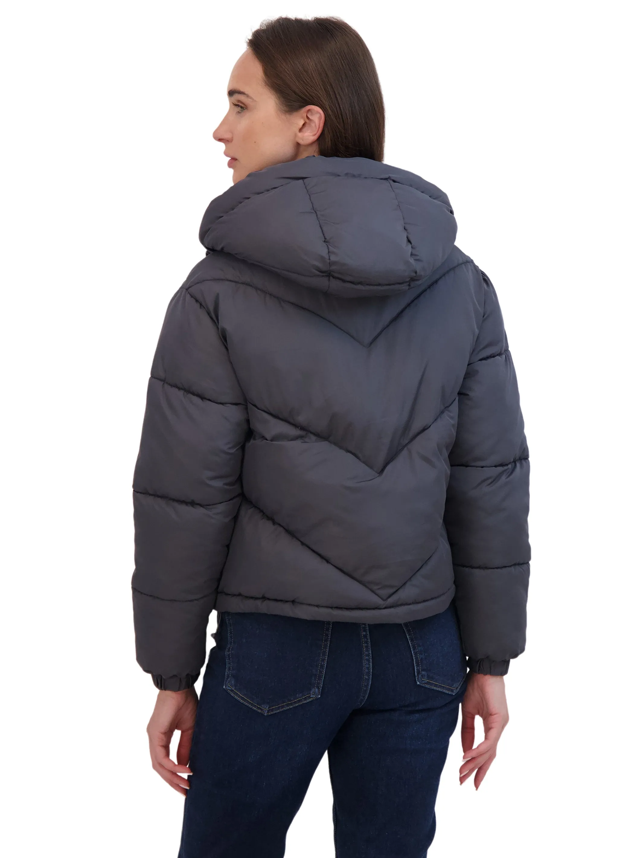 Sebby Junior's Short Puffer Jacket with Hood