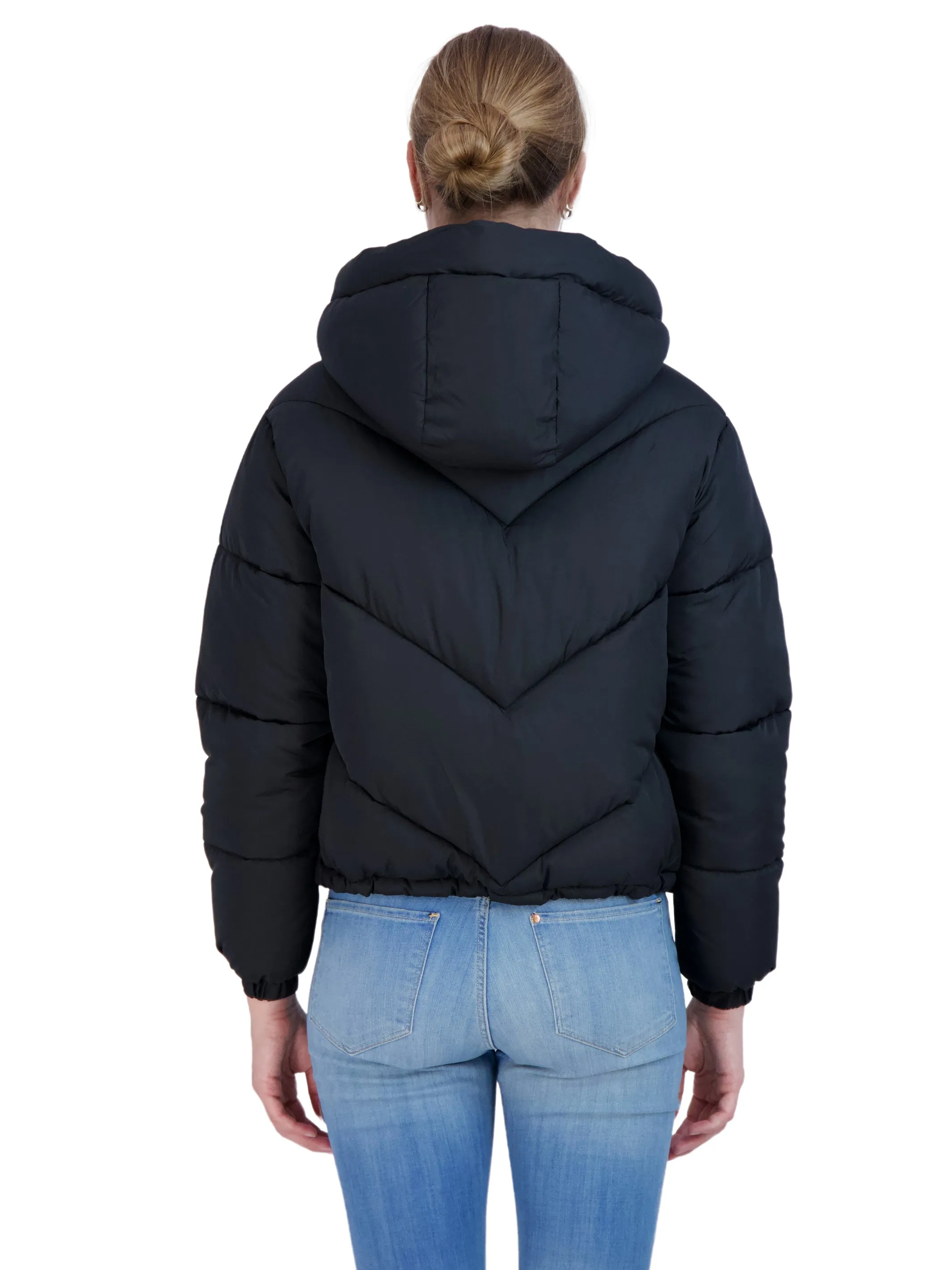 Sebby Junior's Short Puffer Jacket with Hood