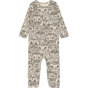 SGBen Jumpsuit w/Owls - Creamy White (Cream)