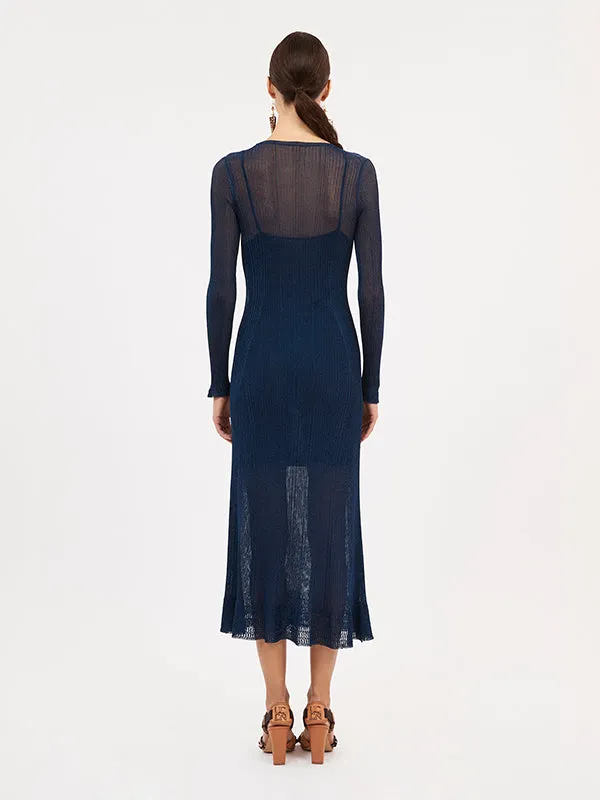 Simone Dress in Midnight