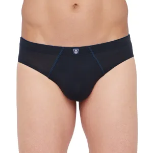 Slip Taille Basse bleu marine – Ceinture enrobée en Tencel Stretch Marine 403