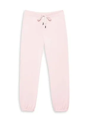 Softest Fleece Drawstring Sweatpant, Powder Pow