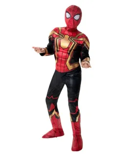 Spider Man Deluxe Integrated Boy Costume