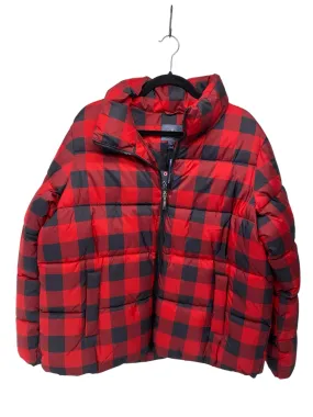 St Johns Bay Misses Size XL Red Plaid New With Tags Outerwear Jacket