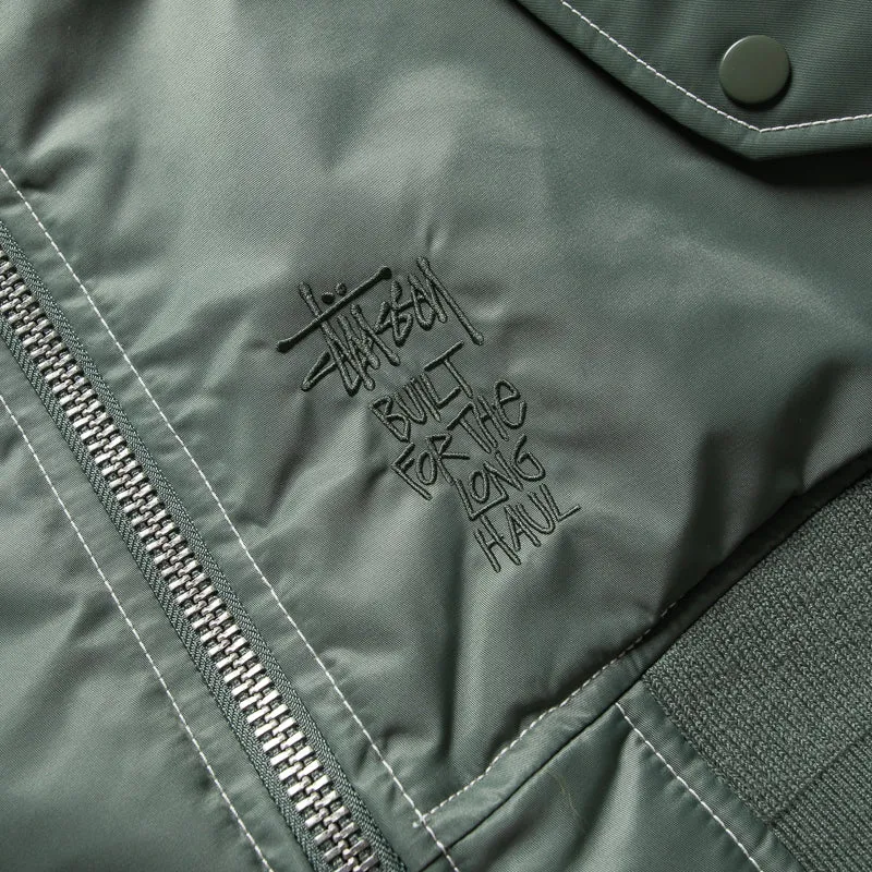 Stussy Built Reversible Bomber Jacket - Green