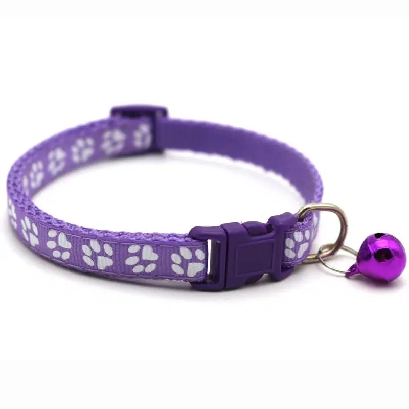 Stylish Adjustable Pet Collar with Bell  Enhance Safety and Visibility