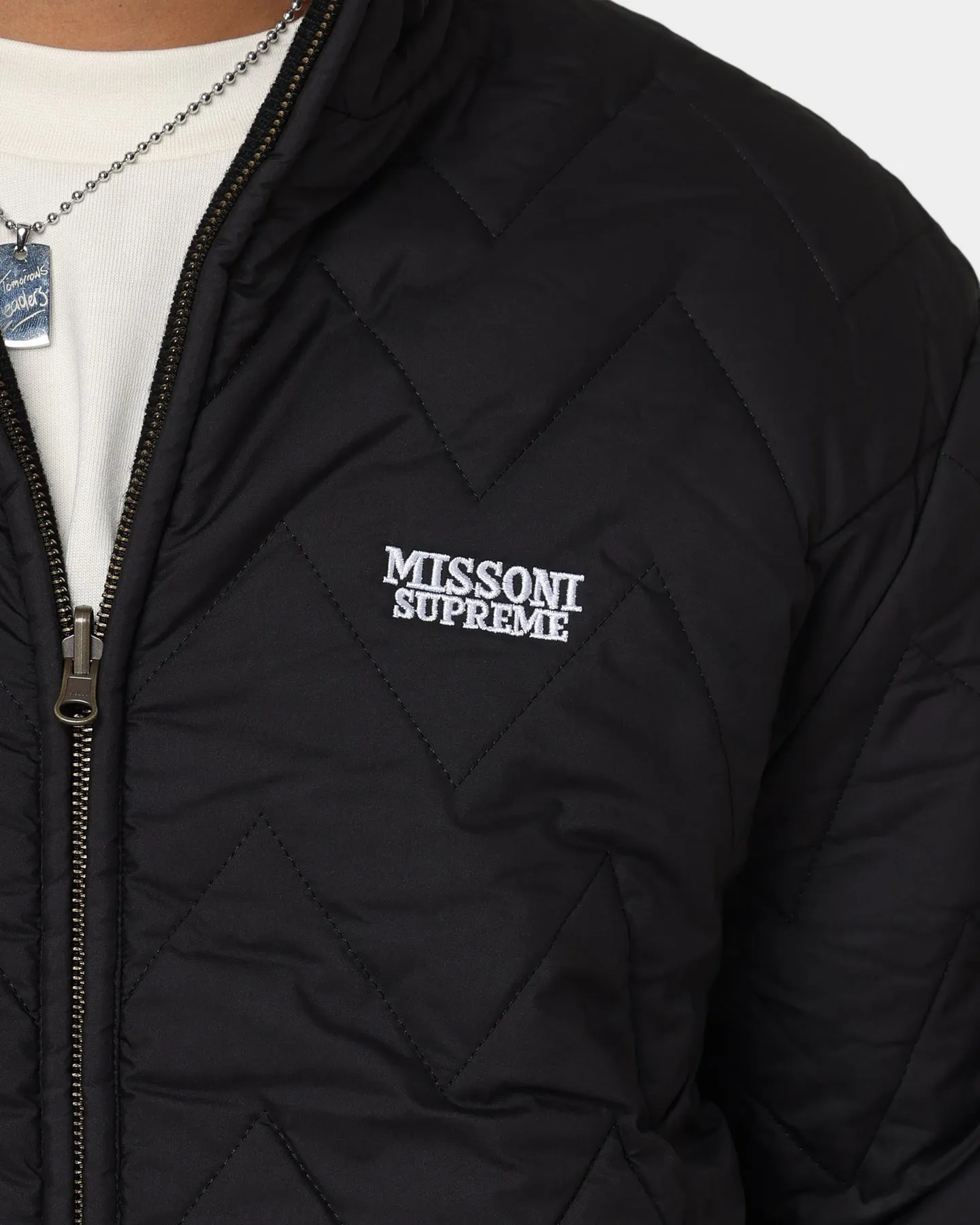 Supreme X Missoni Reversible Knit Jacket Black