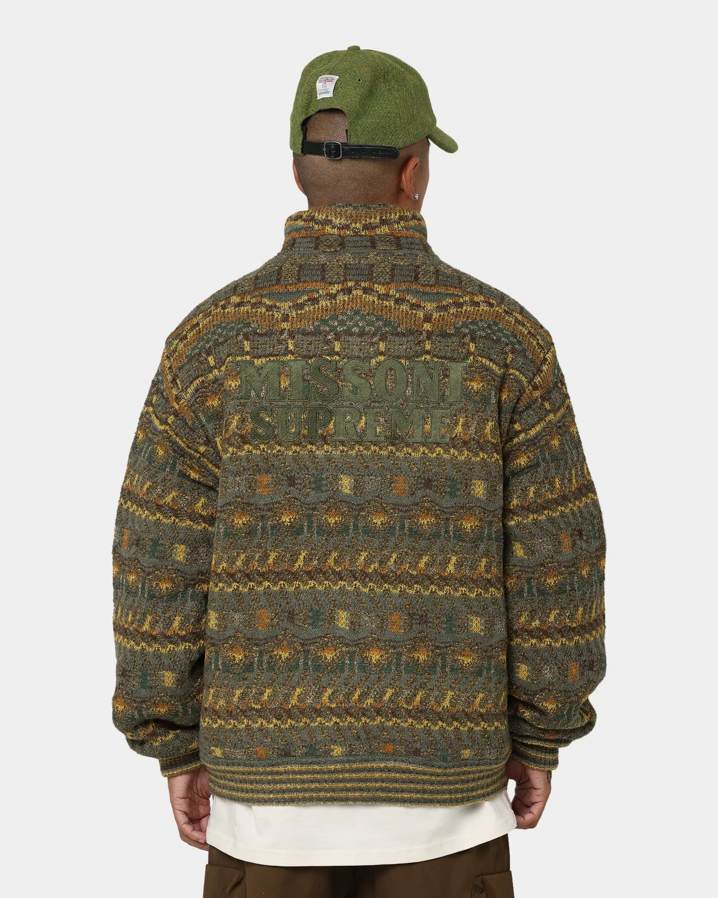 Supreme X Missoni Reversible Knit Jacket Brown