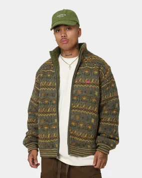 Supreme X Missoni Reversible Knit Jacket Brown