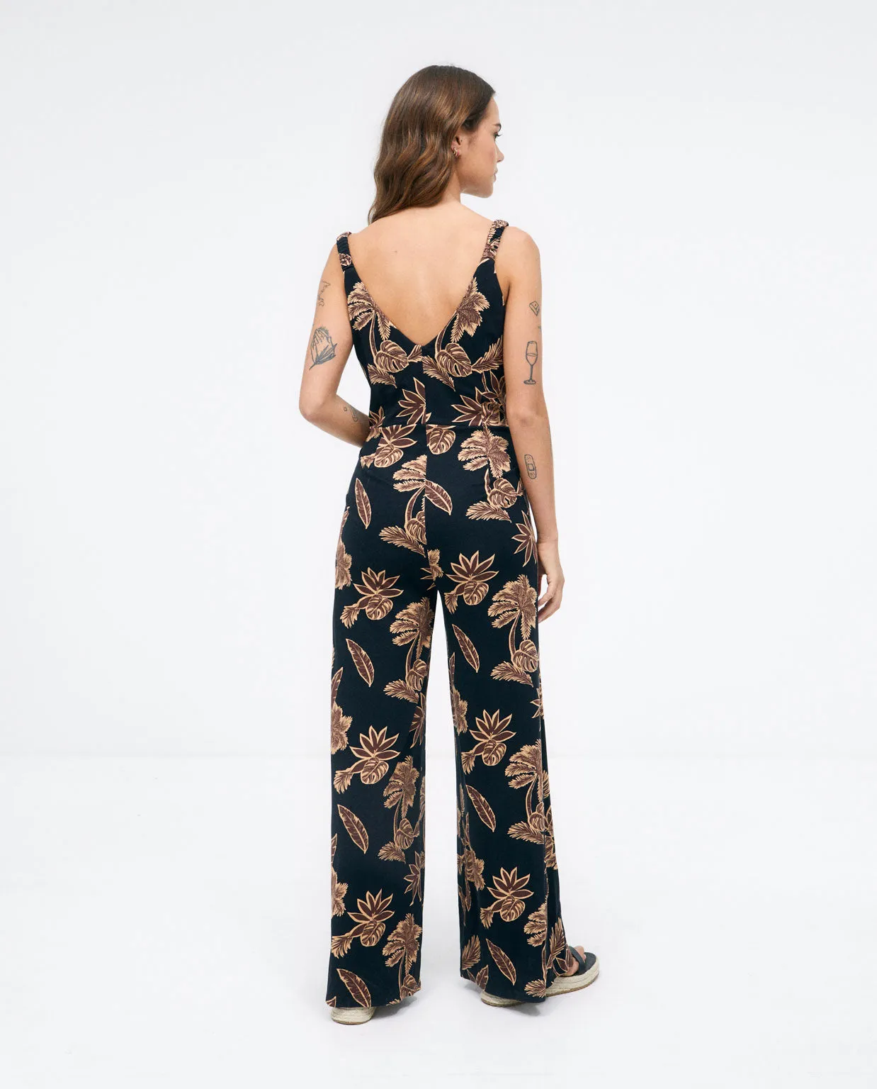 Surkana jumpsuit with straps black