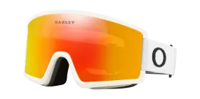 Target Line L Snow Goggles - Matte White Strap - Fire Iridium Lenses