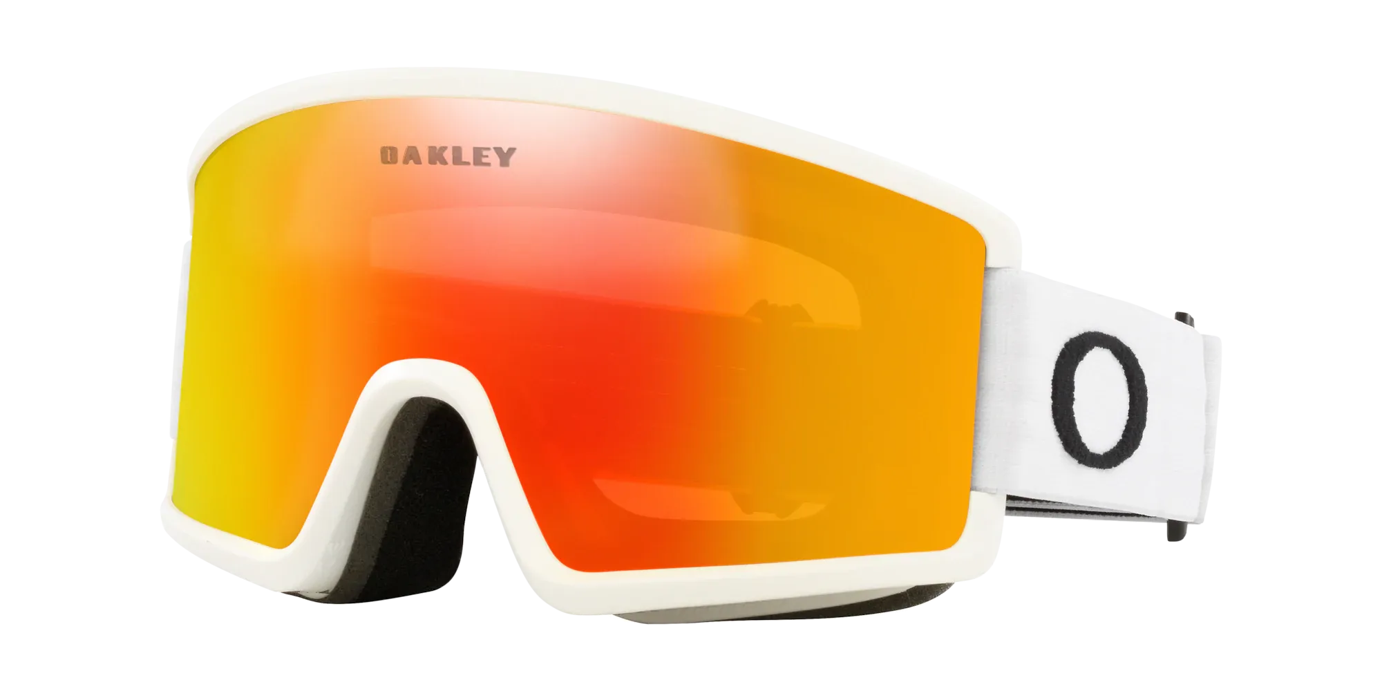 Target Line L Snow Goggles - Matte White Strap - Fire Iridium Lenses