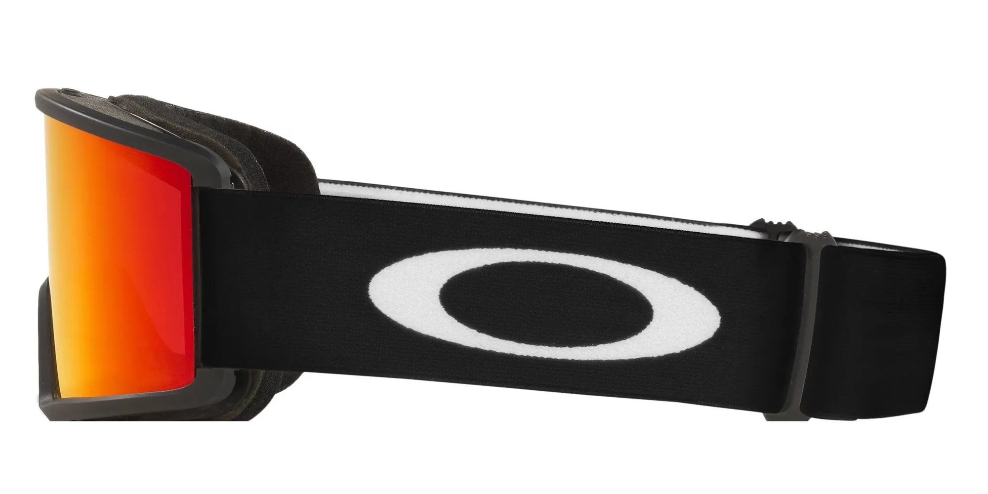 Target Line M Snow Goggles - Matte Black w/ Fire Iridium & Persimmon Lenses