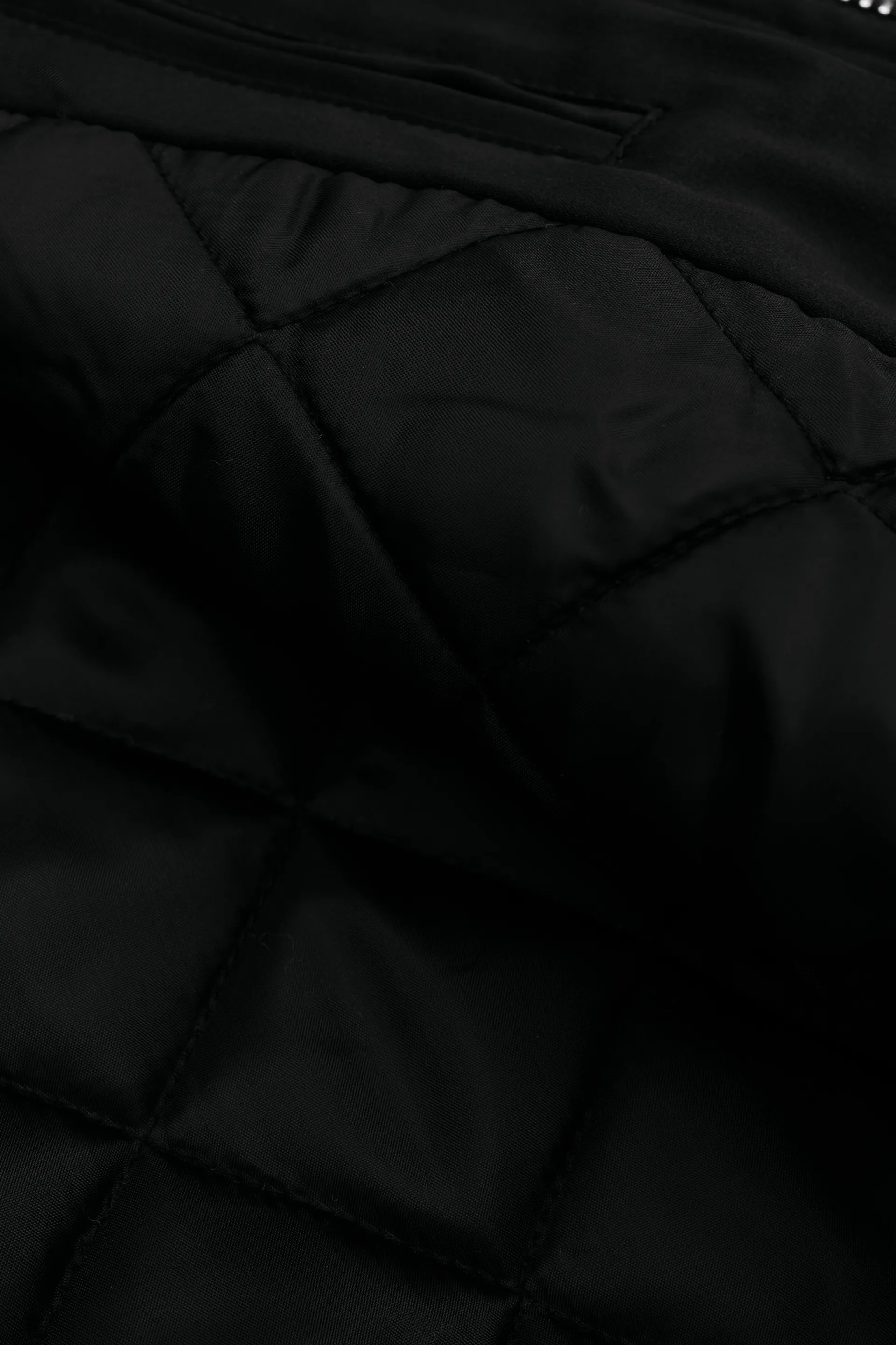 The Bomber Jacket (Satin Edition) - Black