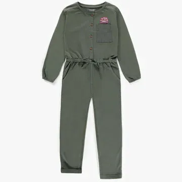 The Terry Coverall - Olive Green - KIDS