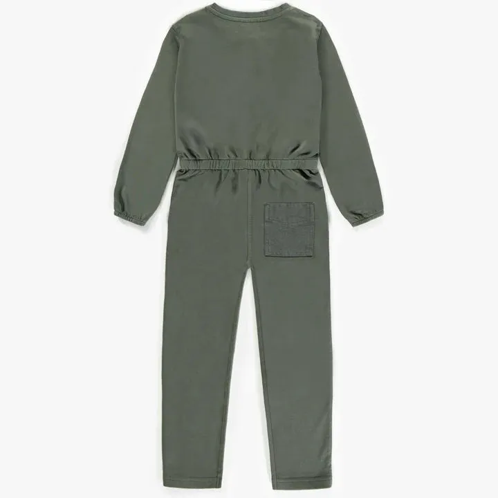 The Terry Coverall - Olive Green - KIDS