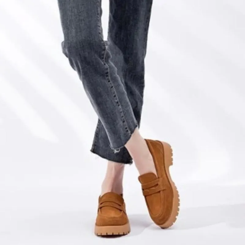 Thick Square Heel Casual Loafers for Women Collection