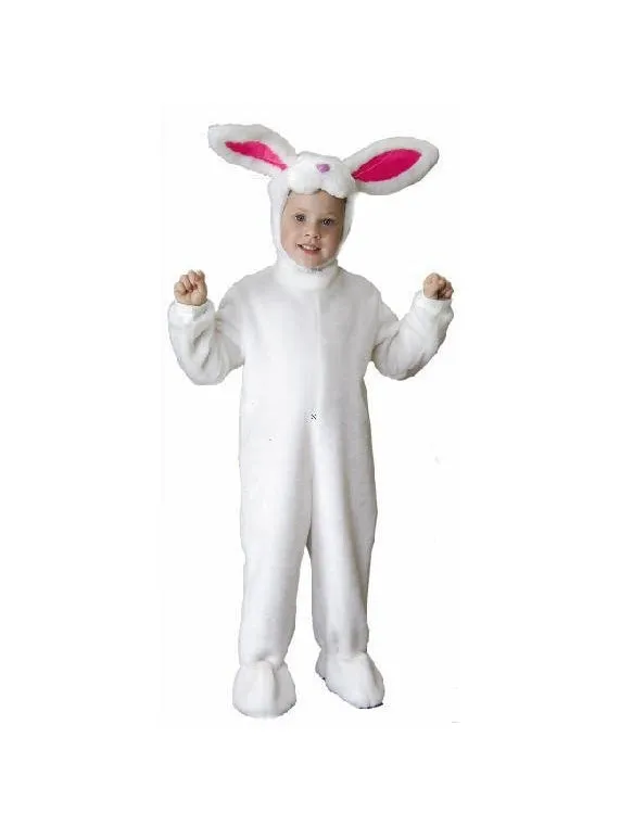 Toddler Plush White Rabbit Costume