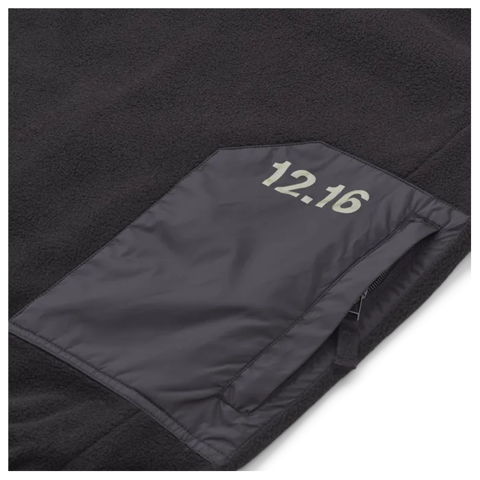 Twelve Sixteen Fleece Gilet Black