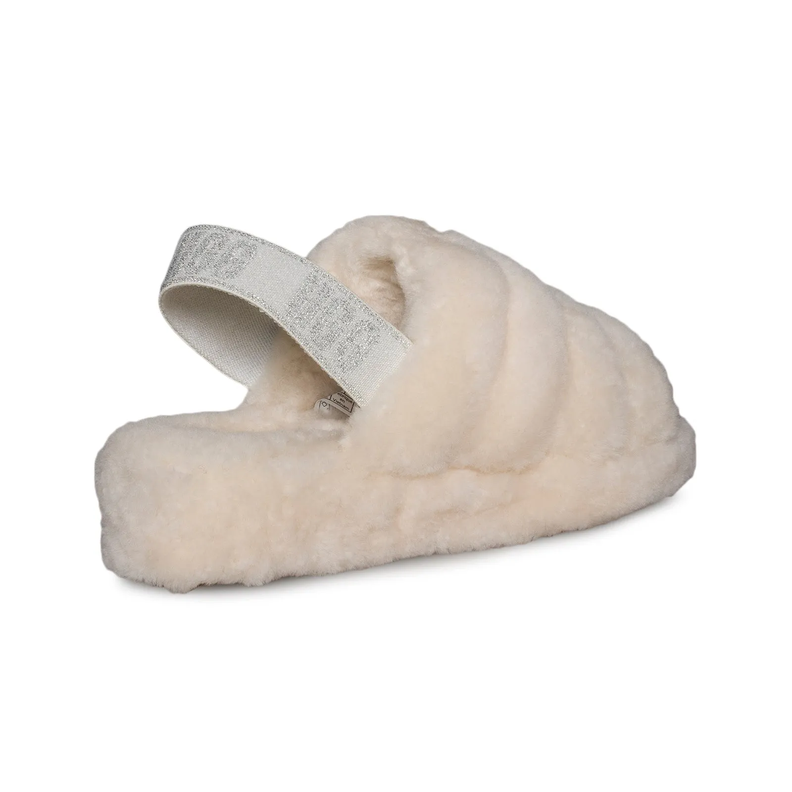 UGG Fluff Yeah Slide Cream Slippers - Women's