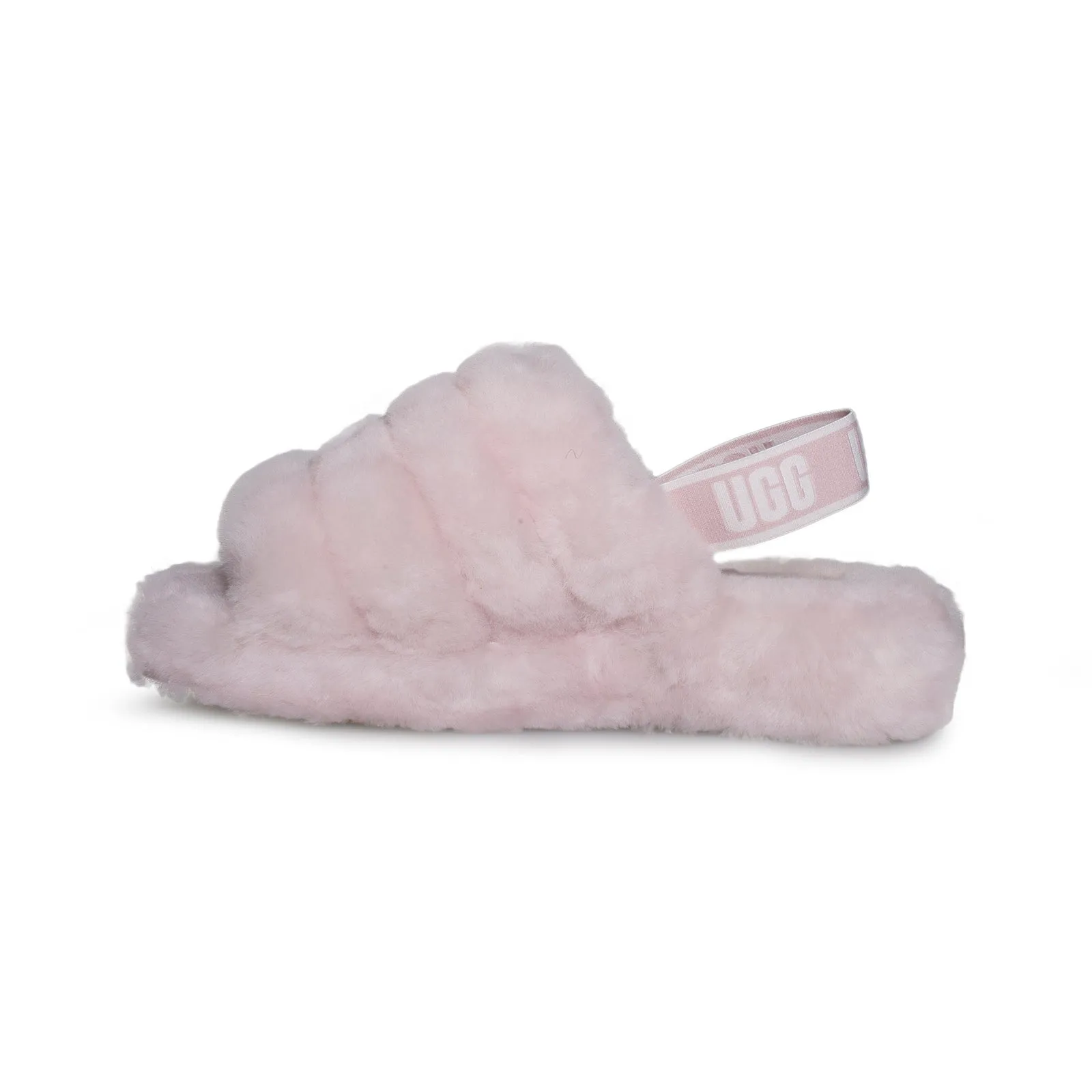 UGG Fluff Yeah Slide Seashell Pink Slippers - Women's