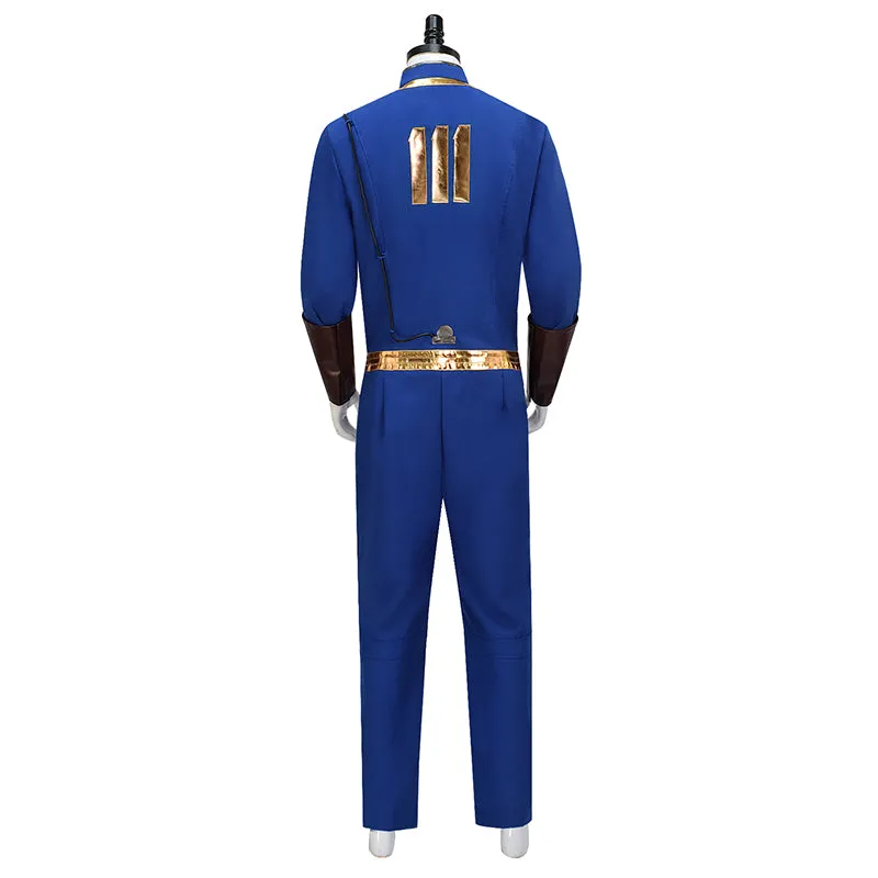 Vault 111 Jumpsuit Fallout Vault Cosplay Costume Vault Dweller Suit Halloween Carnival Suit