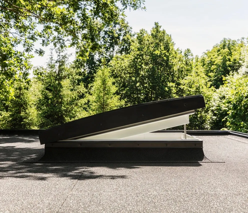 VELUX CVU 060060 1093 INTEGRA® SOLAR Curved Glass Rooflight Package 60 x 60 cm (Including CVU Triple Glazed Base & ISU Curved Glass Top Cover)