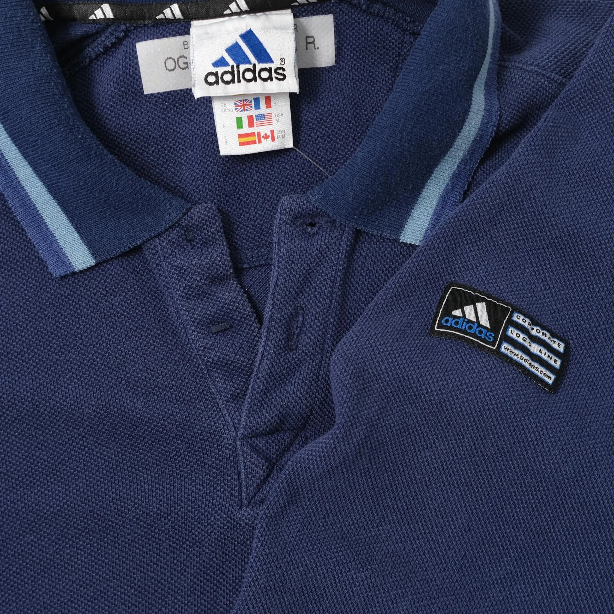 Vintage adidas Long Polo Small