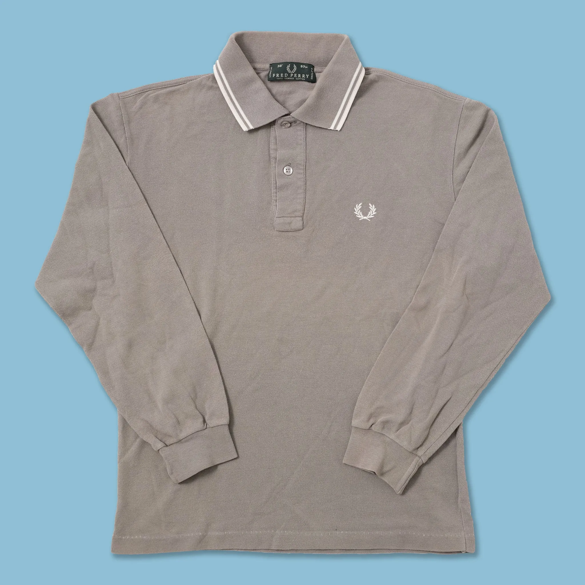 Vintage Fred Perry Long Polo Small