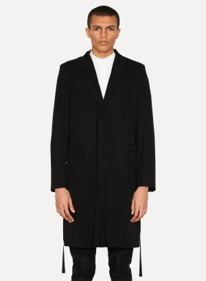 Virgin Wool Cotton Coat Laine