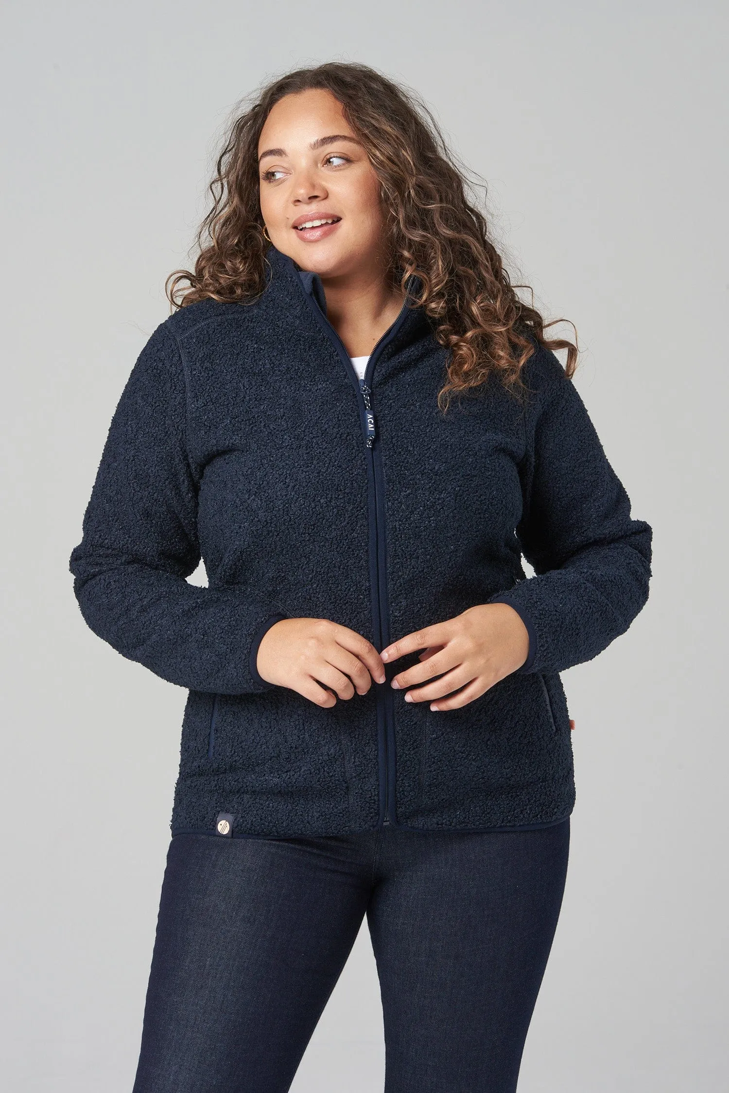 Windproof Full Zip Fleece - Deep Navy