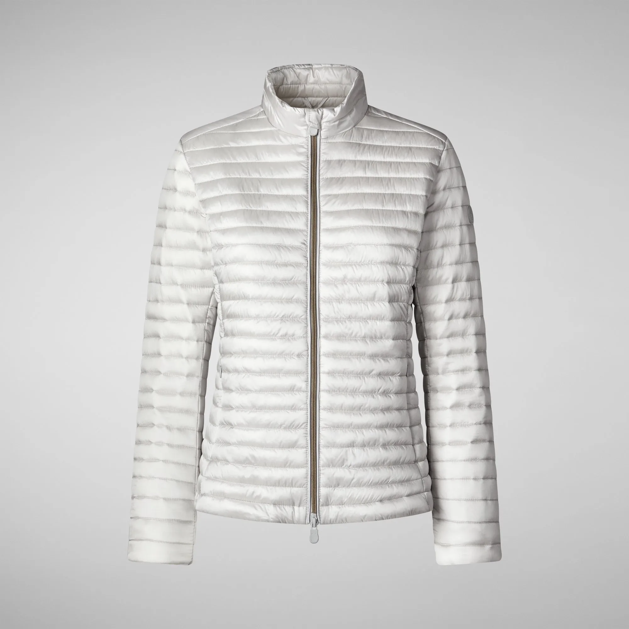 Women's Andreina Puffer Jacket in Fog Grey