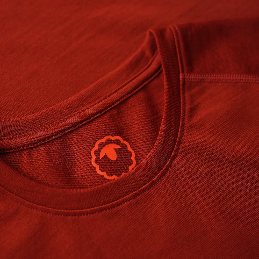 Womens IsoSoft 180 Long Sleeve Crew (Burnt Orange)