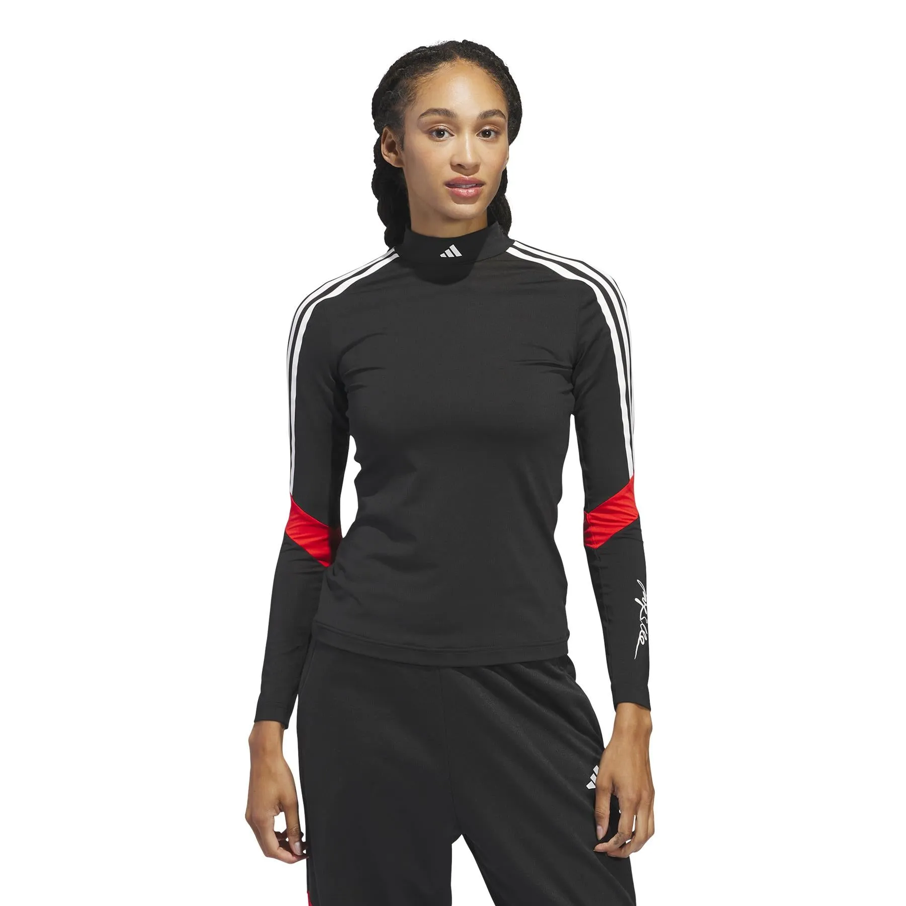 Womens JAY3LLE Mock Neck Base Layer Black - AW24