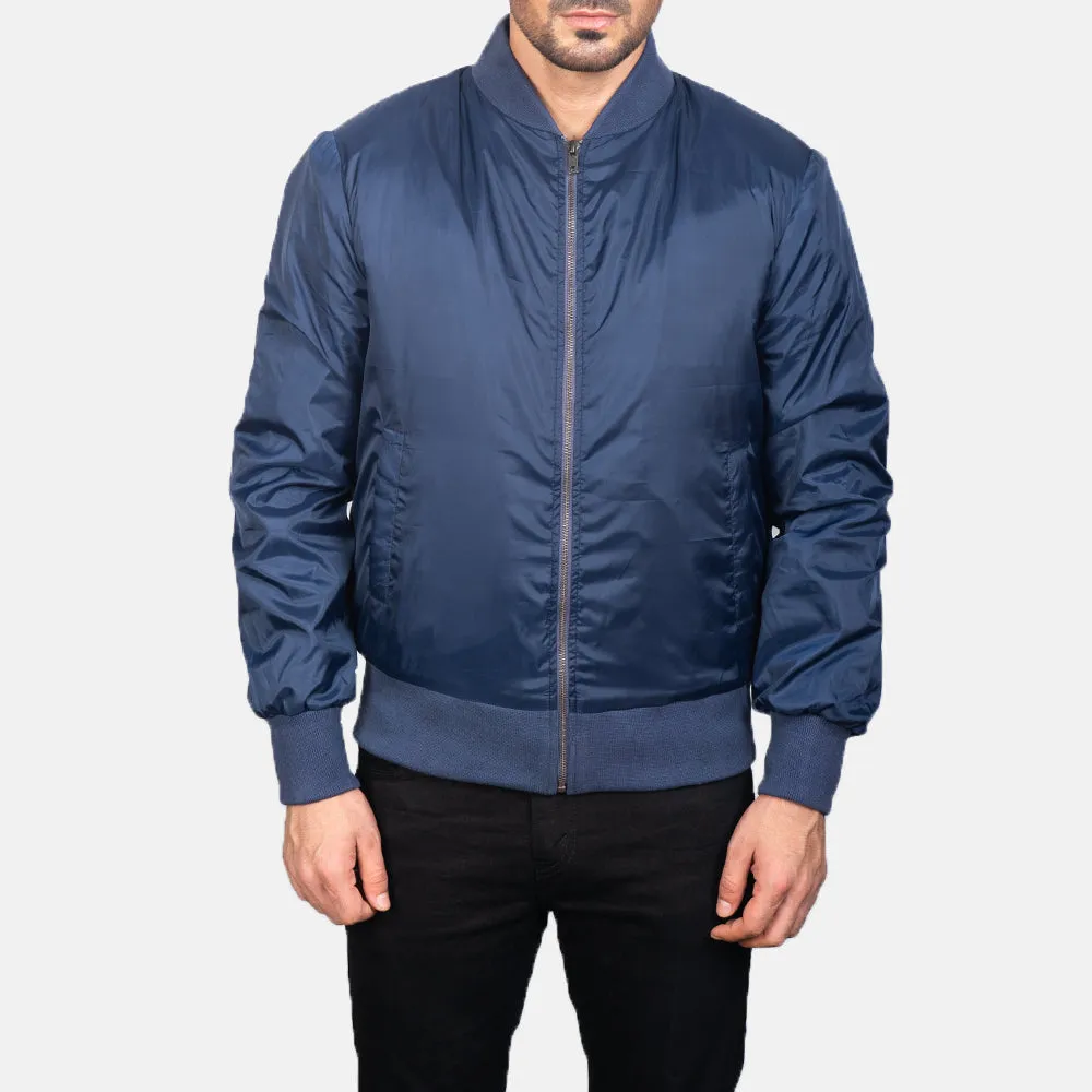 Zack Blue Bomber Jacket